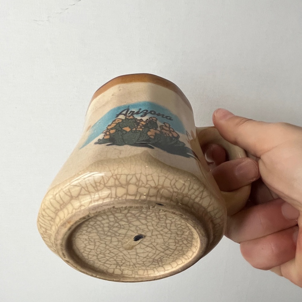 3/$30 🌟 Vintage Arizona Crackled Souvenir Mug - Picture 4 of 7